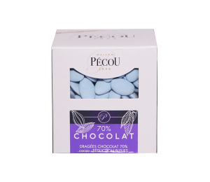 Dragées Chocolat bleu ciel - 1kg - Bleu 